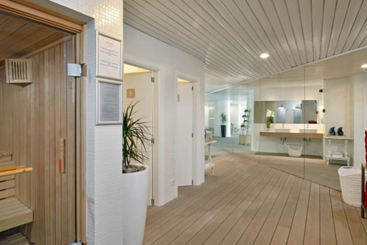 Sauna wellness area